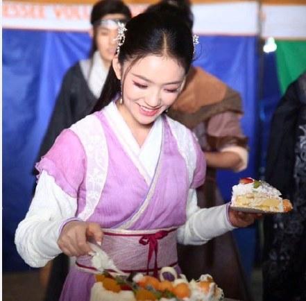 《斗破苍穹》电视剧片场照曝光 林允版熏儿娇