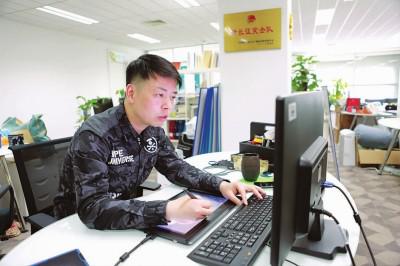 张振晖从事动漫工作25年,不变的是对专业的执着。祝越摄