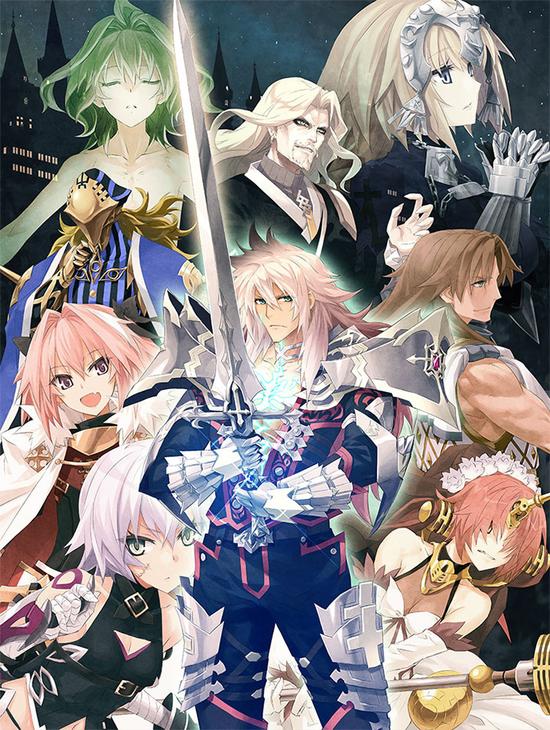 (《Fate/Apocrypha》的蓝光套装第1卷包装封面)