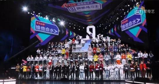 (中国《偶像练习生》的舞台)