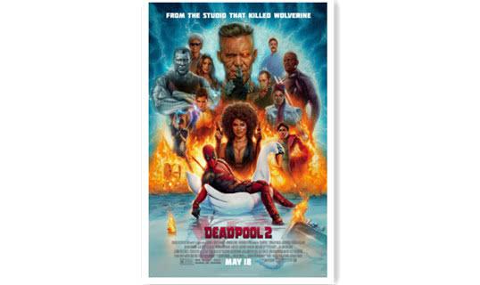 绝对C位小贱贱 《死侍2》公开新海报