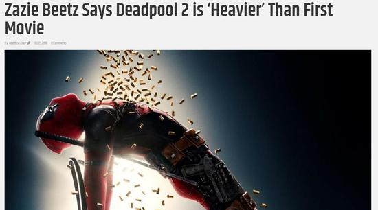 更沉重也更有趣 多米诺扮演者谈《死侍2》风格