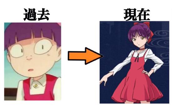 在《咯咯咯的鬼太郎》第六季中,猫娘变成性感美少女。