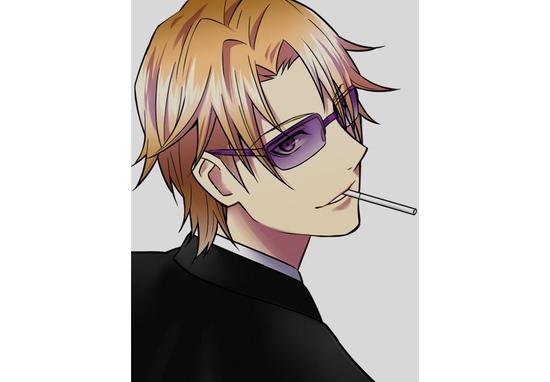 (《开始和结束》漫画连载告知插图)