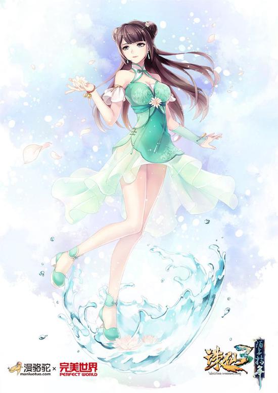 漫骆驼公布碧瑶手办原画,携手诛仙打造十周年精品周边