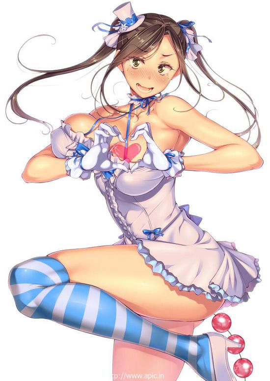 动漫福利露出腋下的动漫美少女图片