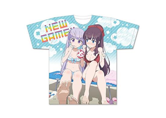 《NEW GAME!!》全身图案T恤 青叶&日富美泳装版