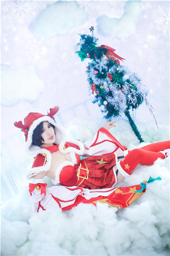 貂蝉圣诞恋歌cosplay,二次元cosplay萌妹 【cosplay美图】《王者荣耀》貂蝉:圣诞恋歌