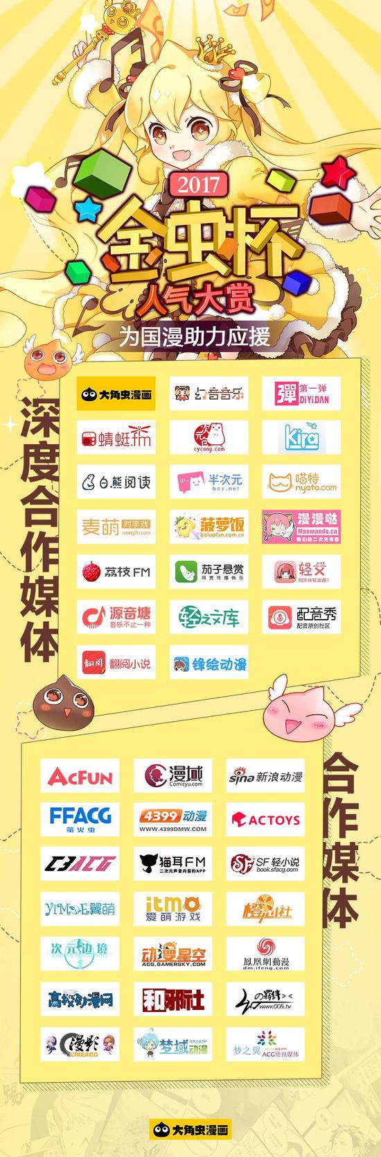 “金虫杯”人气大赏开催在即,粉丝们赶快准备同人作来应援呀!