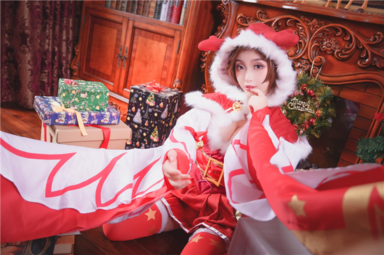 【cosplay美图】《王者荣耀》貂蝉(圣诞节ver.