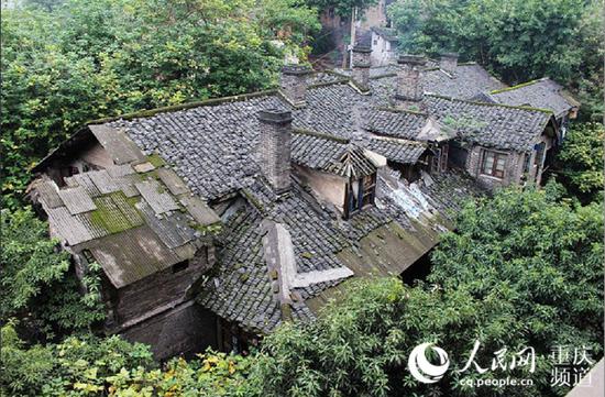 南岸区慈云寺棚改项目改造前。重庆市住房城乡建委供图