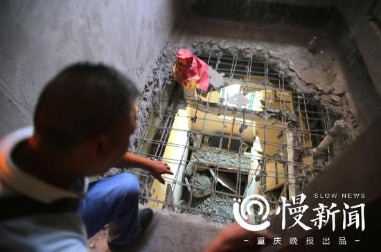 负责28楼装修的施工方认为没有“沉降层”是造成他们误判的原因