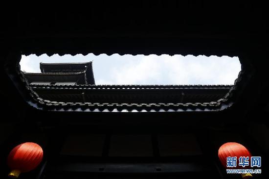 △会龙庄天井。
