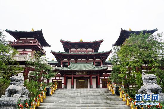 10月26日开馆的永川城市规划展览馆。新华网 李相博 摄