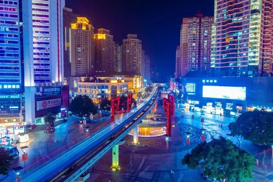 九龙坡夜景 陈林 摄