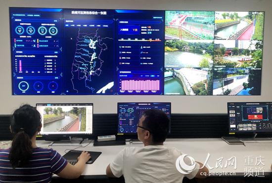 “智慧水务”监测系统。胡虹摄