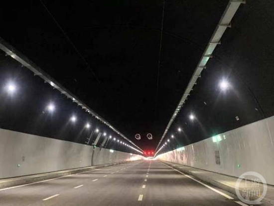 渝北春华大道鹿山隧道竣工验收 预计5月通车