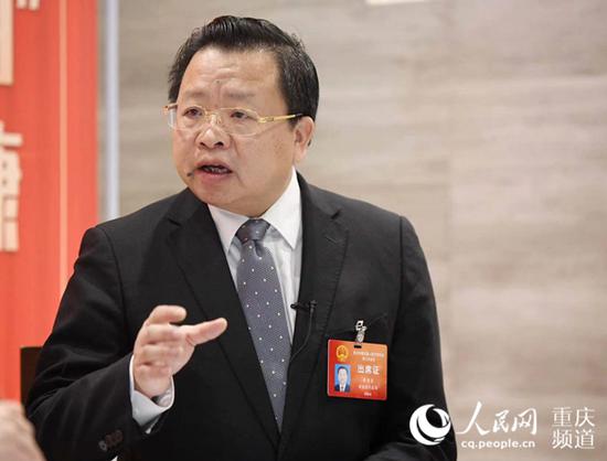 重庆市人大代表、荣昌区委书记曹清尧。邹乐 摄