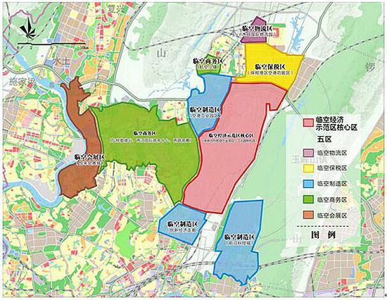 示范区功能分区图。资料图片