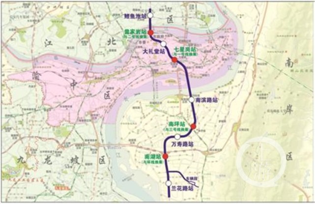 重庆轨道交通十号线二期将开建 8个站点公布