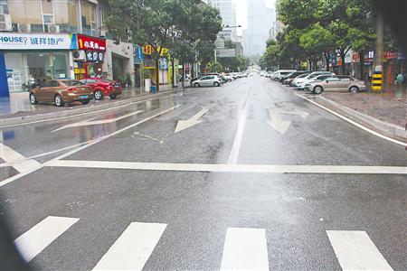 新牌坊一路单向交通组织优化后