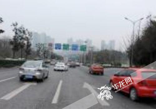 人和立交整治前。警方供图