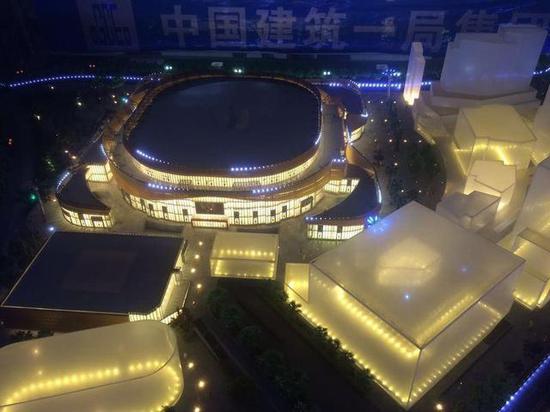 巴南华熙live主体育馆封顶 预计明年6月投用_新浪重庆