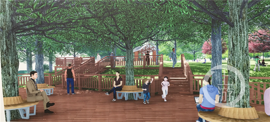 照母山森林公园升级改造 新增森林球场沿湖健