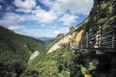 涪陵武陵山大裂谷景区(资料图片)。