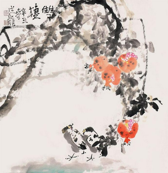 双栖 68cm×68cm