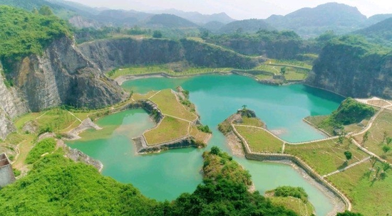 玉峰山修复后
