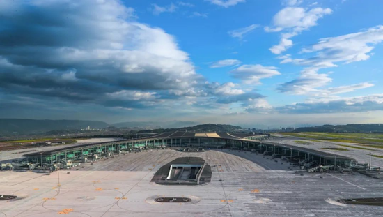 ▲江北机场T3航站楼。（两江新区宣传部供图）