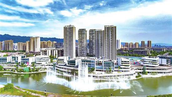 远眺重庆·绿岛中心城市综合体 摄/曾清龙