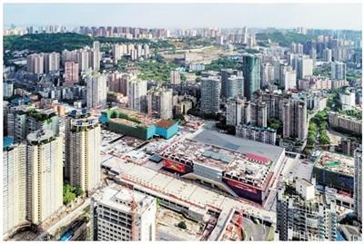 沙坪坝站建设实景图