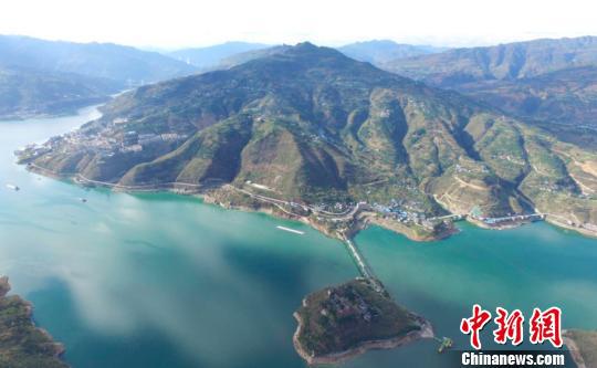 图为白帝城遗址全景(东南往西北)。重庆考古供图