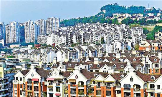 重庆楼盘(住宅小区)。(本报资料图片)