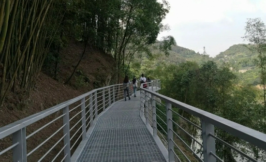 ▲北塘峡江步道之嘉陵江巡江步道