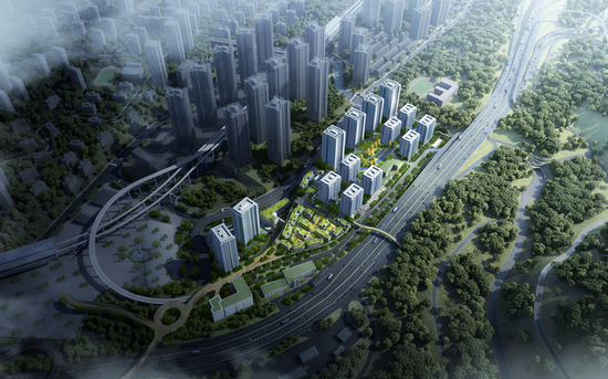 重庆首个轨道交通TOD示范项目未来长这样！一期预计2025年5月竣工