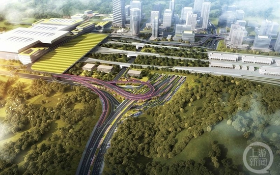 2024年底投用！重庆东站3条骨架道路建设加速推进中