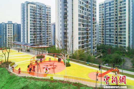 图为交付使用的大水井体育文化公园。 重庆市规划和自然资源局供图 摄
