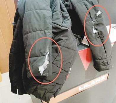 余先生买的一千多元的衣服洗一次就破洞了