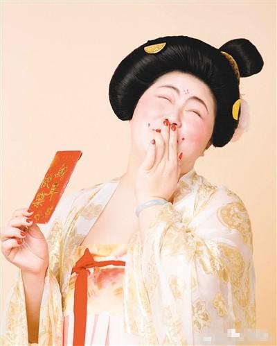 “唐朝仕女”收红包表情包
