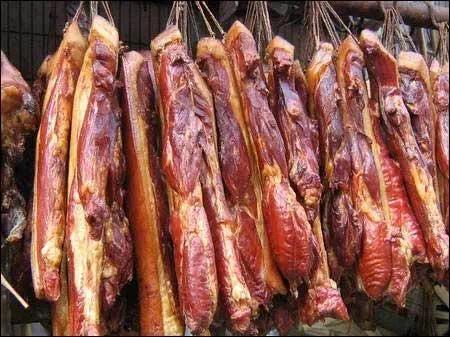 城口老腊肉。图片来源于网络
