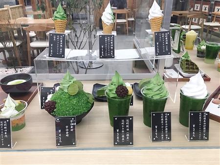 专营抹茶产品的甜品店 记者 唐小堞 摄