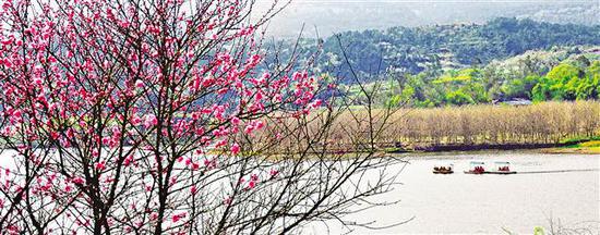 沙坪坝区莲花湖春光旖旎。(沙坪坝区旅游局供图)