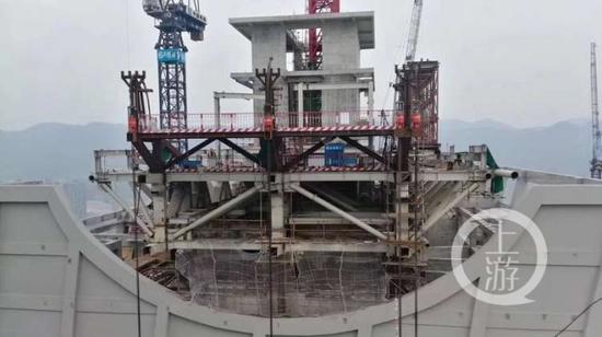 △施工现场。中建三局重庆分公司供图