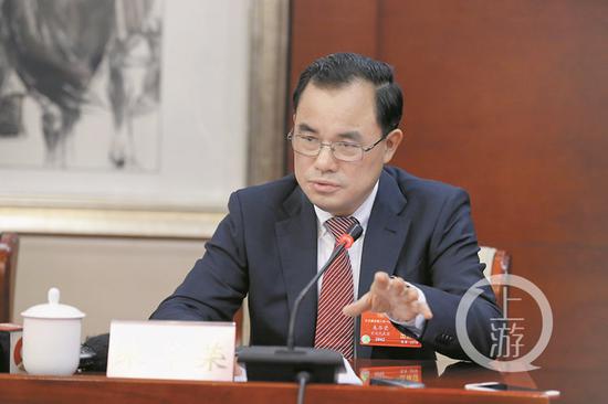 全国人大代表朱华荣。上游新闻·重庆晨报记者 胡杰 摄