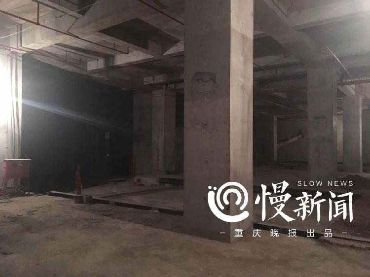 停车楼内部现状