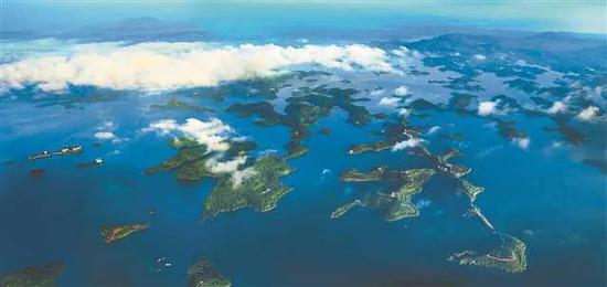 长寿湖,天赐寿岛。(本文图片由长寿区文旅委提供)
