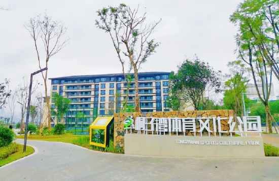 桐子湾体育文化公园。(来源:悦来投资集团)